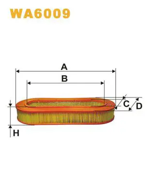 Handler.Part Air filter WIX WA6009 1