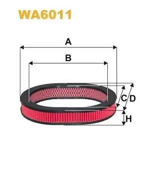 Handler.Part Air filter WIX WA6011 1