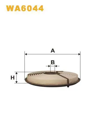 Handler.Part Air filter WIX WA6044 1