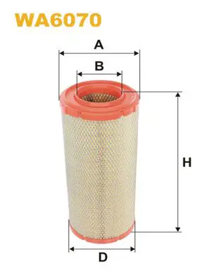 Handler.Part Air filter WIX WA6070 1