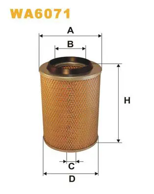 Handler.Part Air filter WIX WA6071 1