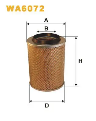 Handler.Part Air filter WIX WA6072 1