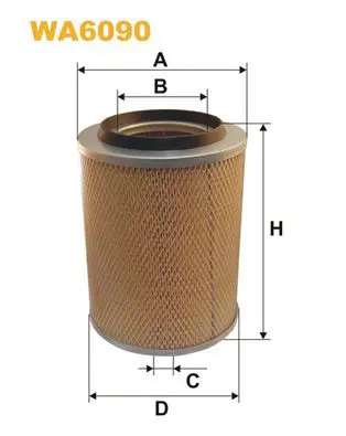 Handler.Part Air filter WIX WA6090 1