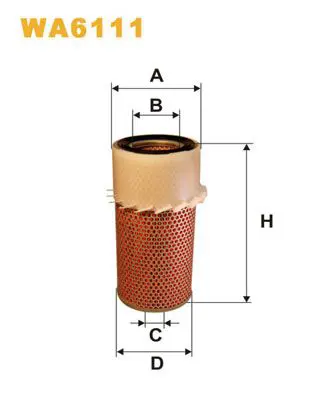 Handler.Part Air filter WIX WA6111 1