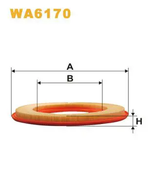 Handler.Part Air filter WIX WA6170 1