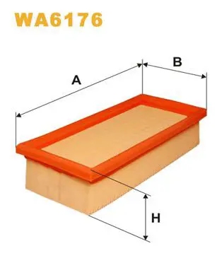 Handler.Part Air filter WIX WA6176 1