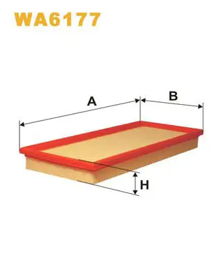 Handler.Part Air filter WIX WA6177 1