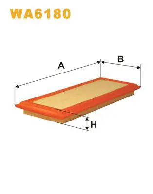 Handler.Part Air filter WIX WA6180 1