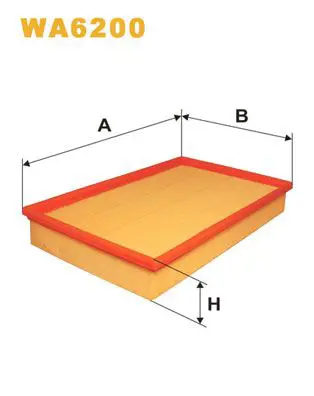 Handler.Part Air filter WIX WA6200 1