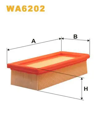 Handler.Part Air filter WIX WA6202 1