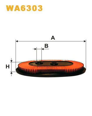 Handler.Part Air filter WIX WA6303 1