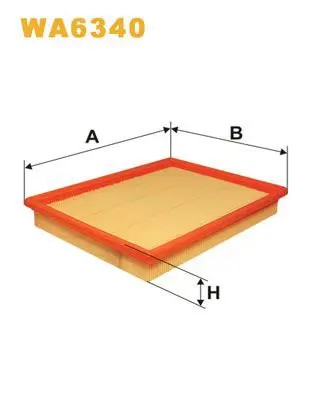 Handler.Part Air filter WIX WA6340 1