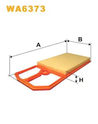 Handler.Part Air filter WIX WA6373 1