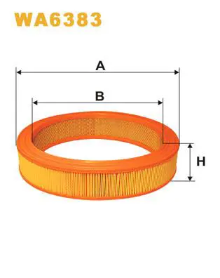 Handler.Part Air filter WIX WA6383 1