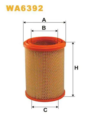 Handler.Part Air filter WIX WA6392 1