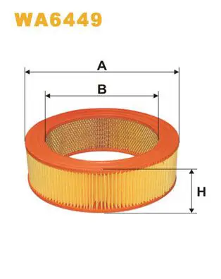 Handler.Part Air filter WIX WA6449 1