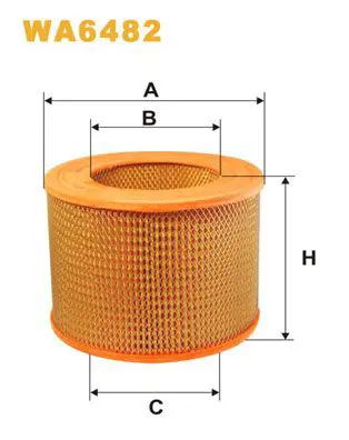 Handler.Part Air filter WIX WA6482 1