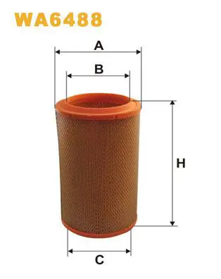 Handler.Part Air filter WIX WA6488 1