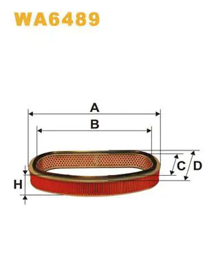 Handler.Part Air filter WIX WA6489 1