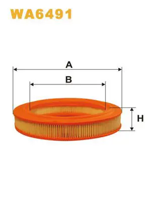 Handler.Part Air filter WIX WA6491 1