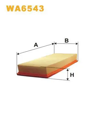 Handler.Part Air filter WIX WA6543 1