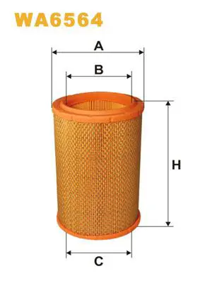 Handler.Part Air filter WIX WA6564 1