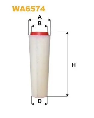 Handler.Part Air filter WIX WA6574 1