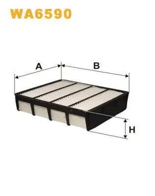 Handler.Part Air filter WIX WA6590 1