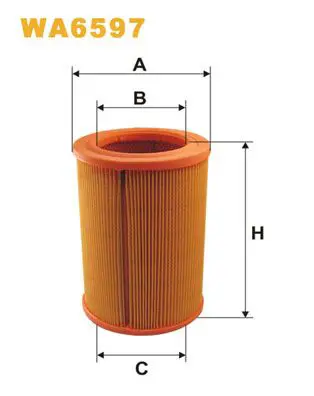 Handler.Part Air filter WIX WA6597 1