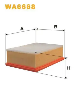 Handler.Part Air filter WIX WA6668 1