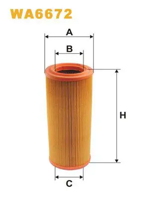 Handler.Part Air filter WIX WA6672 1