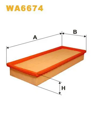 Handler.Part Air filter WIX WA6674 1