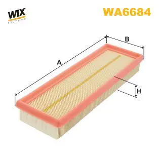 Handler.Part Air filter WIX WA6684 1