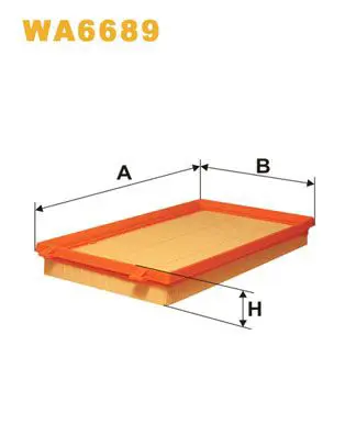 Handler.Part Air filter WIX WA6689 1