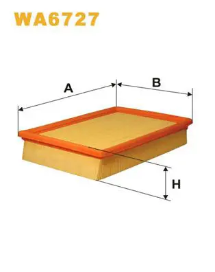 Handler.Part Air filter WIX WA6727 1