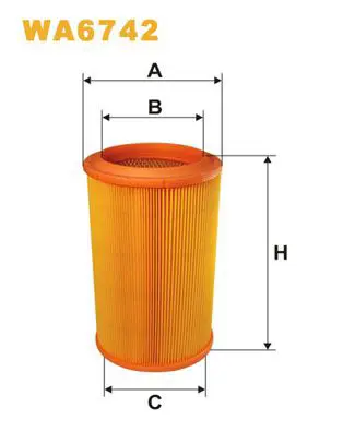 Handler.Part Air filter WIX WA6742 1