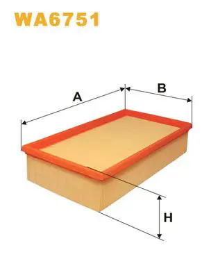 Handler.Part Air filter WIX WA6751 1