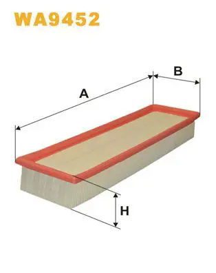 Handler.Part Air filter WIX WA9452 1