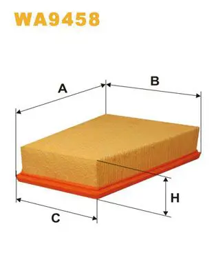 Handler.Part Air filter WIX WA9458 1