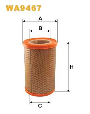 Handler.Part Air filter WIX WA9467 1