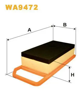 Handler.Part Air filter WIX WA9472 1