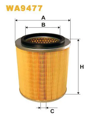 Handler.Part Air filter WIX WA9477 1