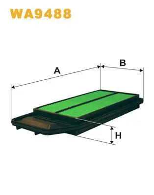 Handler.Part Air filter WIX WA9488 1