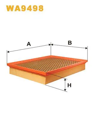 Handler.Part Air filter WIX WA9498 1