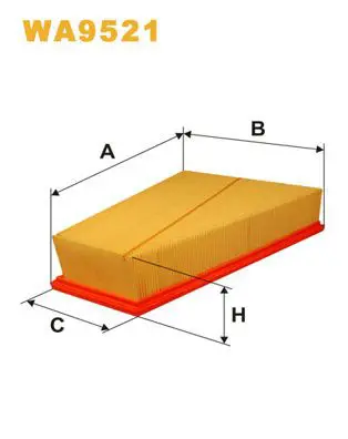 Handler.Part Air filter WIX WA9521 1