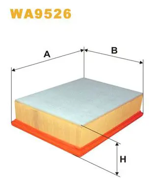 Handler.Part Air filter WIX WA9526 1