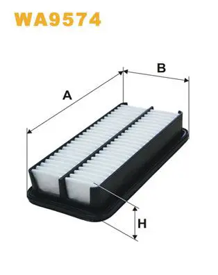 Handler.Part Air filter WIX WA9574 1