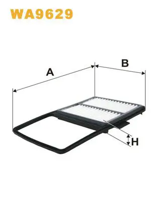 Handler.Part Air filter WIX WA9629 1