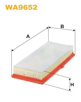 Handler.Part Air filter WIX WA9652 1