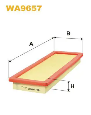 Handler.Part Air filter WIX WA9657 1